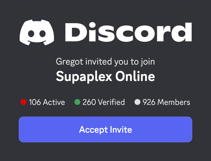 Accept Discord invite